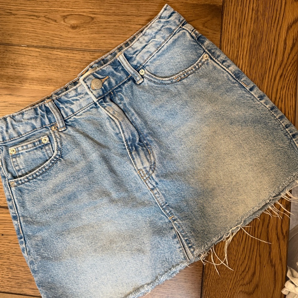Denim Mini Skirt